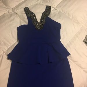 Cobalt blue cocktail dress XL (charlotte Russe)